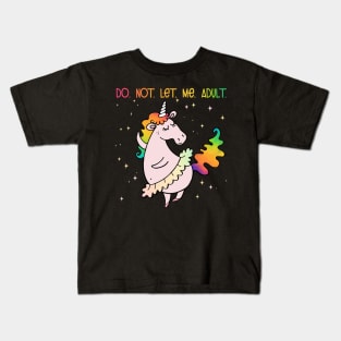 Dancing Unicorn sticker Kids T-Shirt